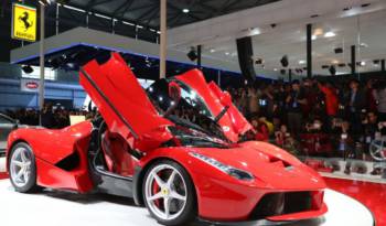Ferrari LaFerrari debuts in Shanghai Auto Show. Only 50 units reserved for China