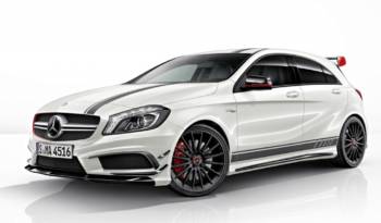 Mercedes A45 AMG Edition 1, available at 49.682 euro in Germany