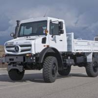 Mercedes-Benz has unveiled the 2014 Unimog and Econic trucks