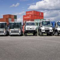 Mercedes-Benz has unveiled the 2014 Unimog and Econic trucks