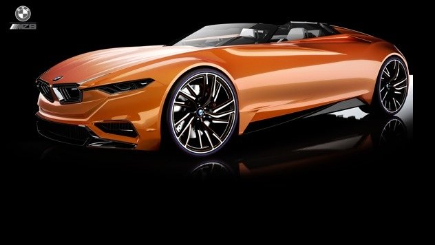 BMW MZ8 Concept - a tribute to BMW Z8 and 8 Series