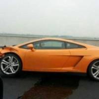 2013 Lamborghini Gallardo destroyed by Chinese journalist