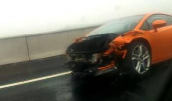 2013 Lamborghini Gallardo destroyed by Chinese journalist