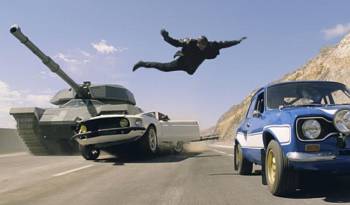 300 cars and 2 real tanks were used in new Fast and Furious 6
