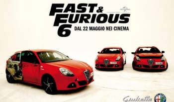 Alfa Romeo Giulietta stars in Fast and Furious 6