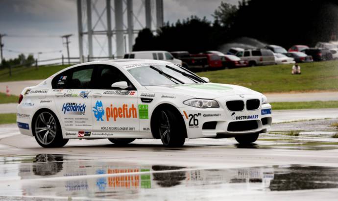 BMW enters Guinness World Record with longest drift behind the new M5