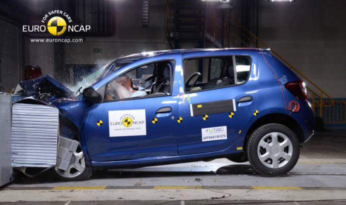 Dacia Sandero, awarded 4 stars at EuroNCAP