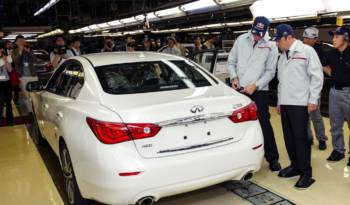 Infiniti starts production of its new Q50 sedan in Tochigi plant