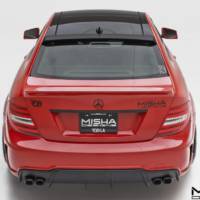 Misha Design Mercedes C Class bodykit resembles the AMG Black Series