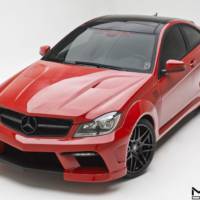 Misha Design Mercedes C Class bodykit resembles the AMG Black Series