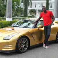 Nissan GT-R Bolt Gold delivered to Usain Bolt