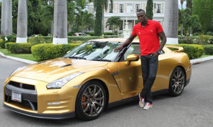 Nissan GT-R Bolt Gold delivered to Usain Bolt