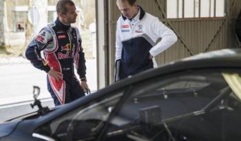 Sebastien Loeb, thrilled about the new Peugeot 208 T16 Pikes Peak