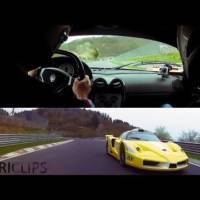 VIDEO: Ferrari Enzo ZXX and Maserati MC12 Corsa are fighting on Nurburgring