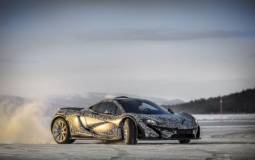 VIDEO: McLaren P1 testing on frozen land