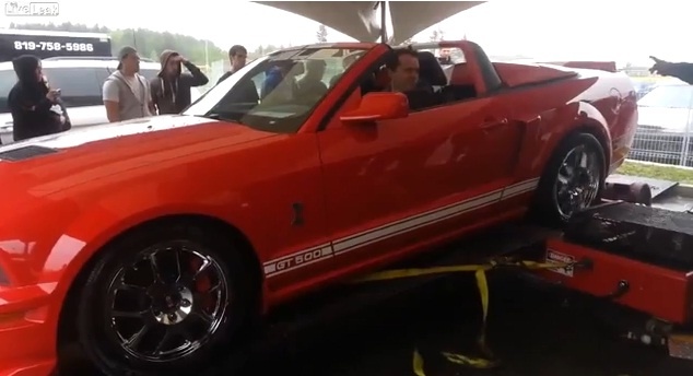 Video: Shelby GT500 destroys a dyno in Canada