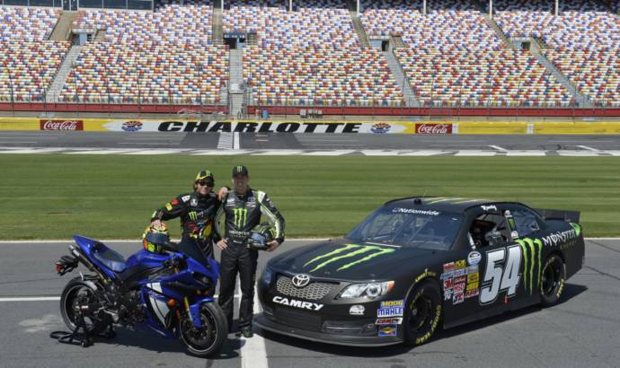 Video: Valentino Rossi is having fun in a Toyota NASCAR racer