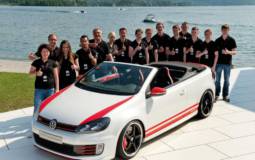 Volkswagen Golf GTI Cabrio Austria makes public debut in Worthersee
