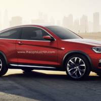 BMW X4 Coupe rendered by Theophilus Chin