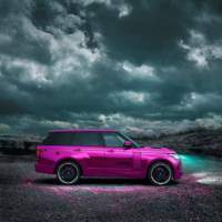 Hamann Range Rover dressed in pink