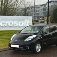 Microsoft goes green with Nissan Leaf