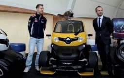 Video: Sebastian Vettel drives the new Renault Zoe and Twizy Sport F1