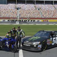 Video: Valentino Rossi is having fun in a Toyota NASCAR racer