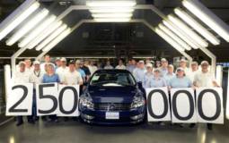 Volkswagen builds its 250.000 Passat in Chattanooga plant