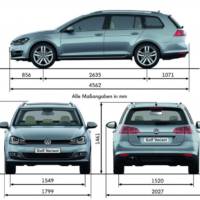 2013 Volkswagen Golf 7 Variant - New details and photos