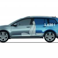 2013 Volkswagen Golf 7 Variant - New details and photos