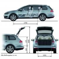 2013 Volkswagen Golf 7 Variant - New details and photos