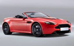 Aston Martin V12 Vantage S Roadster rendered by Theophilus Chin