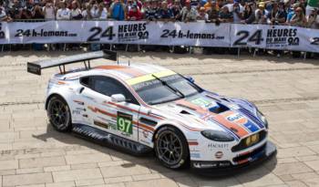 Aston Martin unveiled its Gulf livery for this year Le Mans 24 hours