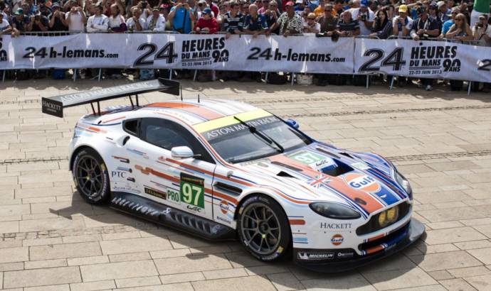 Aston Martin unveiled its Gulf livery for this year Le Mans 24 hours