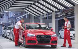 Audi A3 sedan enters production in Gyor, Hungary
