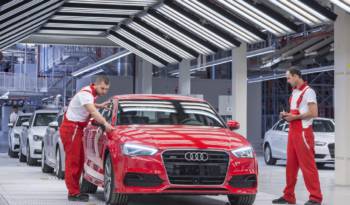 Audi A3 sedan enters production in Gyor, Hungary