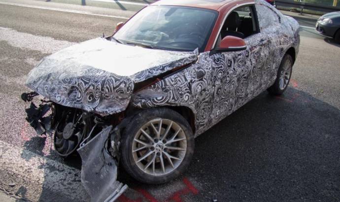 BMW 2-Series Coupe destroyed during testing in Germany