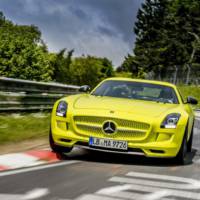 Mercedes SLS AMG EV is the fastest electric car on the Nurburgring