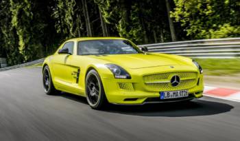 Mercedes SLS AMG EV is the fastest electric car on the Nurburgring
