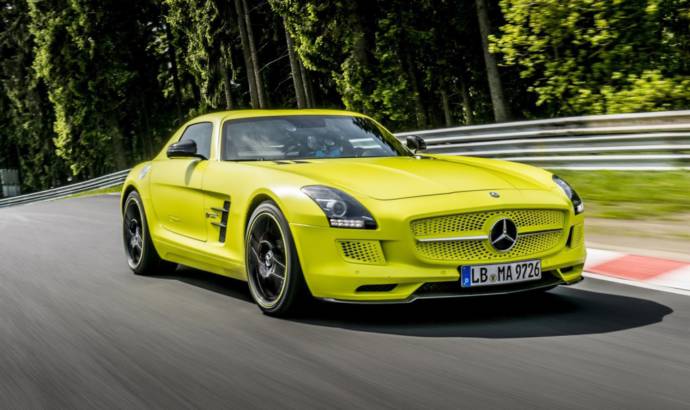 Mercedes SLS AMG EV is the fastest electric car on the Nurburgring