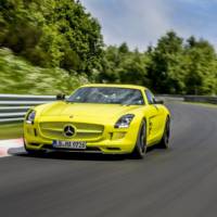 Mercedes SLS AMG EV is the fastest electric car on the Nurburgring