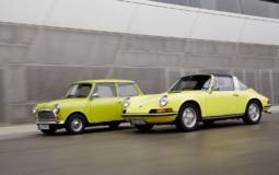 Mini wishes Happy Birthday to Porsche 911