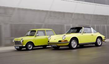 Mini wishes Happy Birthday to Porsche 911