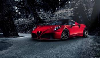 Pogea Racing Alfa Romeo 4C tuning kit in works