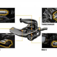 Renault has unveiled its 2014 F1 1.6 liter V6 Turbo unit
