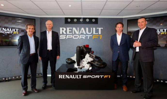 Renault has unveiled its 2014 F1 1.6 liter V6 Turbo unit