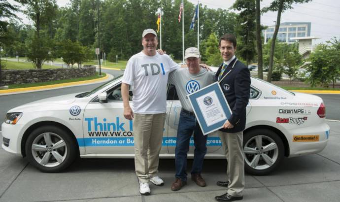 Volkswagen Passat TDI sets a new Guinness World Records