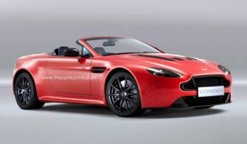 Aston Martin V12 Vantage S Roadster rendered by Theophilus Chin