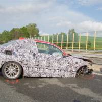 BMW 2-Series Coupe destroyed during testing in Germany