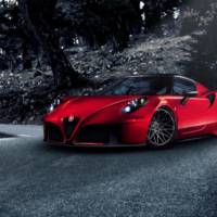 Pogea Racing Alfa Romeo 4C tuning kit in works